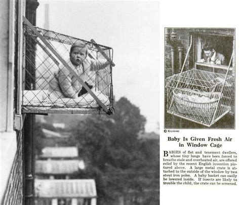 Lets take a trip down memory lane in Americana history and look at Baby Cages of the 1930's ...