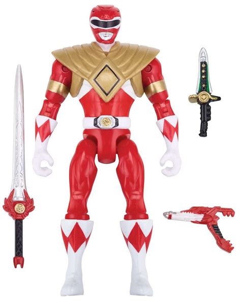 Mighty Morphin Power Rangers Jason Red Ranger Exclusive 5 Action Figure Bandai America - ToyWiz