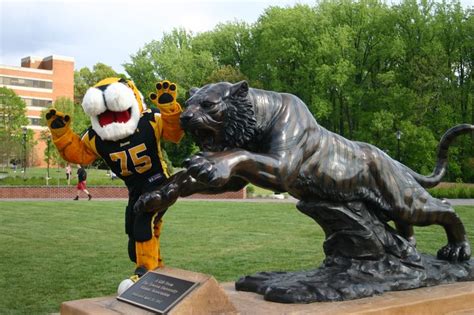 Doc the Tiger (Towson University's Mascot) with his new long lasting friend, "The Leaper ...