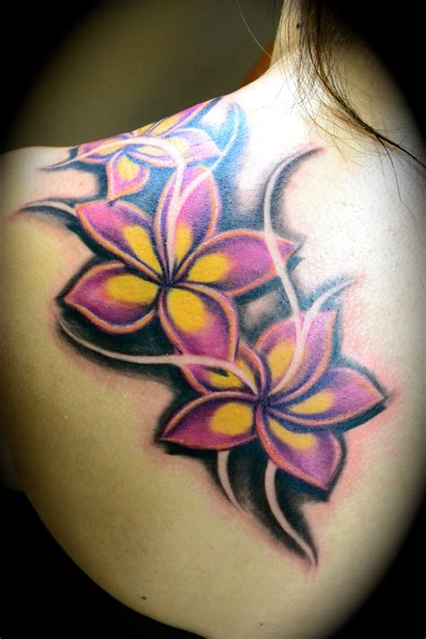 Frangipani Tattoo - Big Tattoo Ideas For Enthusiasts - Famous Tattoo ...