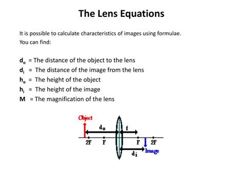 PPT - The Lens Equations PowerPoint Presentation, free download - ID ...