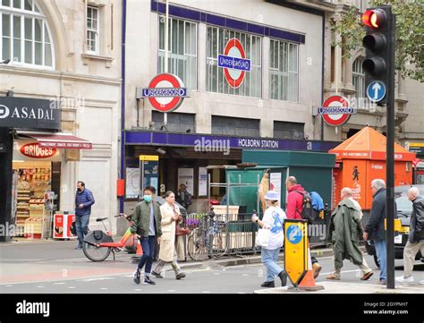 Entrance to Holborn Tube Station, London, UK Stock Photo - Alamy