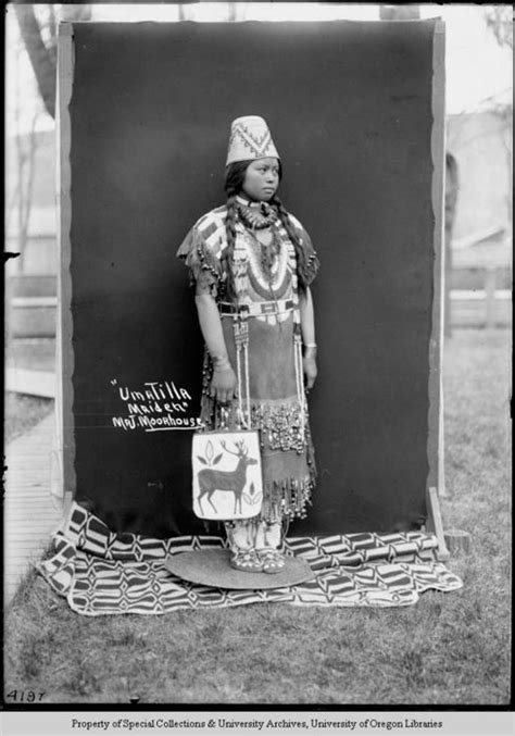 Umatilla Maiden (seems wrong recording people this way) | American indian crafts, Native ...