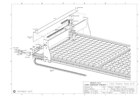 CNC Plasma Cutting Table 8'x4' 2450x1250 DIY Plans | eBay