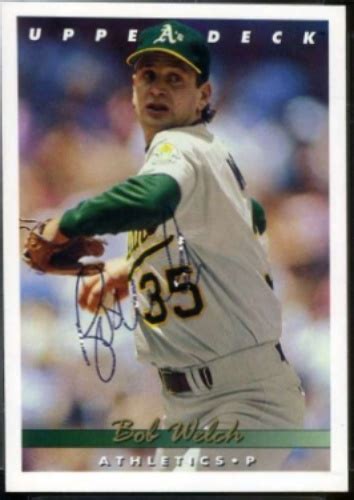 Bob Welch Autographs and Memorabilia | Sports, Baseball