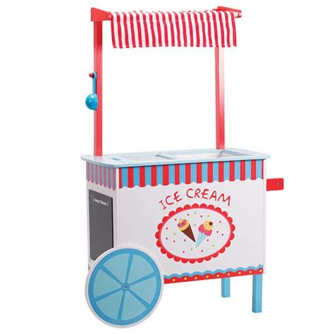 Ice Cream Cart Wooden Toy Set | Wooden toys, Toy sets, Ice cream cart