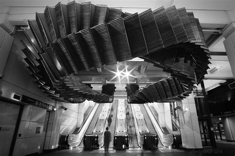 Ghosts in Wynyard Station | Art installation: "Interloop" by… | Flickr