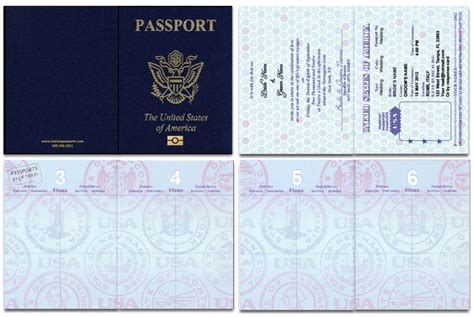 Passport 46, Standard Passport - Custom Passport Invitations | Passport invitation template ...