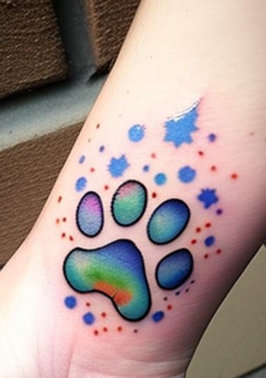 55 Cute Paw Print Tattoo Ideas - TattooClue.com