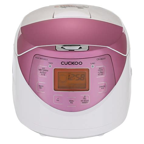 CUCKOO Electric Rice Cooker 6 cup CR-0631F fuzzy series - CUCKOO AUSTRALIA