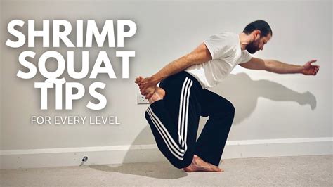 Shrimp squat variations (follow along tutorial) - YouTube