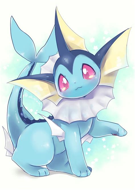 Vaporeon - BY @_whitelate_ | Cute pokemon wallpaper, Pokemon ...