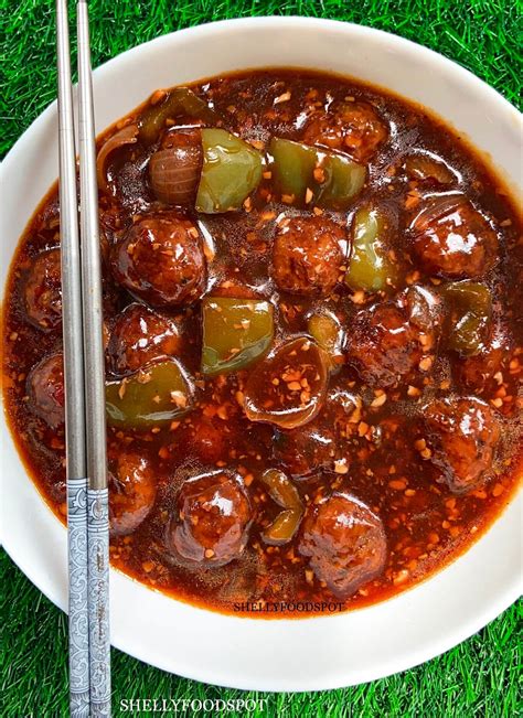 Veg manchurian without cabbage - shellyfoodspot