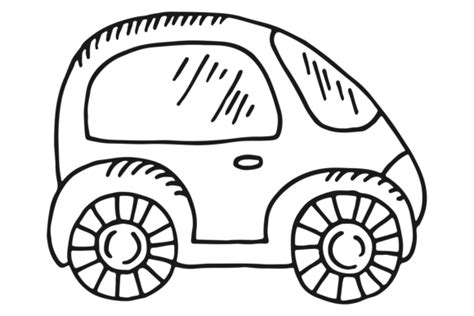 Cute Car Sketch. Little Toy Auto Doodle Graphic by onyxproj · Creative Fabrica