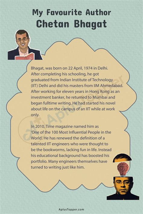 My Favourite Author Chetan Bhagat Essay | Essay on My Favourite Author Chetan Bhagat for ...