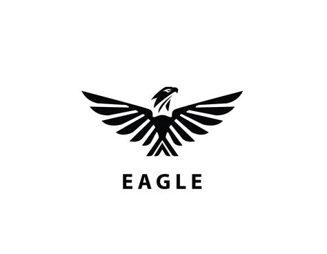 Eagle wings design logo 8489264 Vector Art at Vecteezy