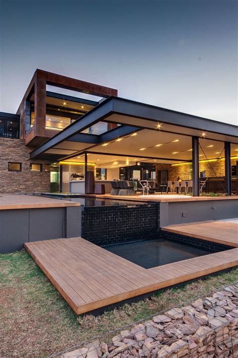 Metal & Wood Modern Architecture | Casas de metal en 2020 ...