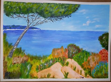 Peinture Ile de Porquerolles