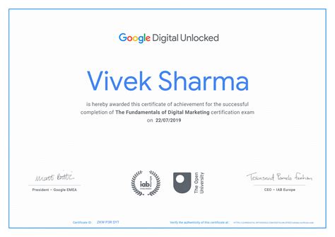 Google Digital Marketing Certification - Homecare24