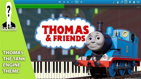 THOMAS THE TANK ENGINE THEME (Piano Cover) + Sheets & Midi - YouTube