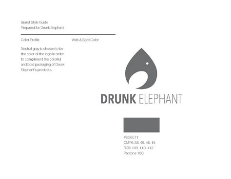 Drunk Elephant Logo Redesign on Behance