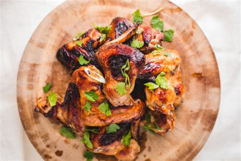 Sticky BBQ Chicken Wings - Wing Yip