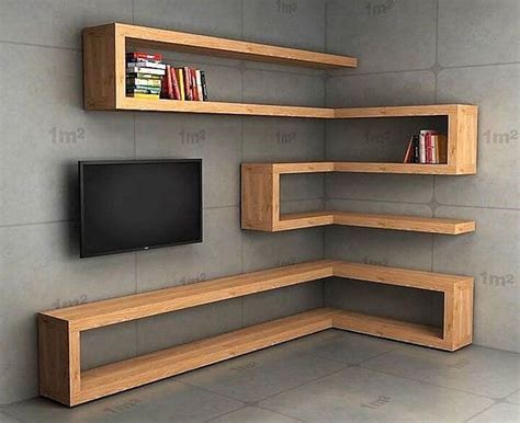 50 Attractive Corner Wall Shelves Design Ideas for Living Room | Украшение дома своими руками ...