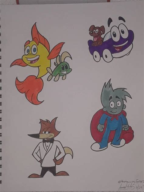 Humongous Entertainment Characters by ArtisticAmos on DeviantArt