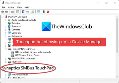 Touchpad Driver Not Showing Up In Device Manager Of Windows 11 10 ...