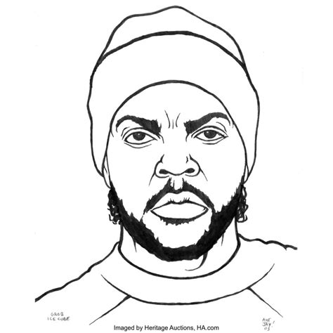 Rapper Ice Cube Coloring Pages Printable Xcolorings | The Best Porn Website