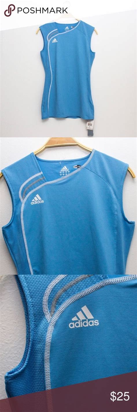 NWT Adidas | Team Performance Volleyball Jersey | Volleyball jersey, Blue adidas, Adidas