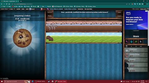 Cookie clicker PT3:The farm - YouTube