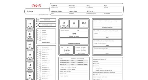 GitHub - DarylBuckle/dnd-character-sheets: Dungeons and Dragons 5th Edition character sheets ...