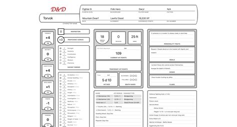 GitHub - DarylBuckle/dnd-character-sheets: Dungeons and Dragons 5th Edition character sheets ...