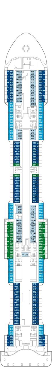 MSC Grandiosa Deck plan & cabin plan