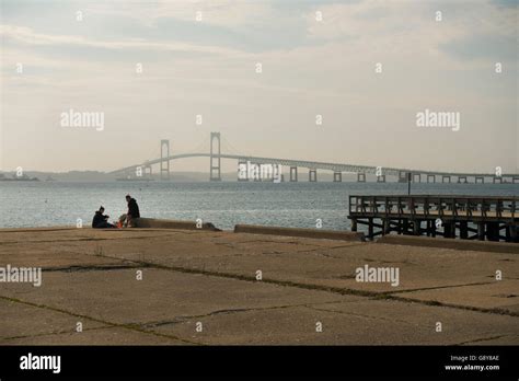 Newport bridge Rhode Island Stock Photo - Alamy