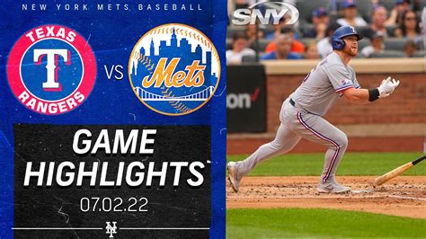 Mets vs Rangers Highlights: Home runs from Starling Marte and Eduardo ...