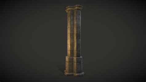 Medieval pillar - Download Free 3D model by alexknight [45db128] - Sketchfab