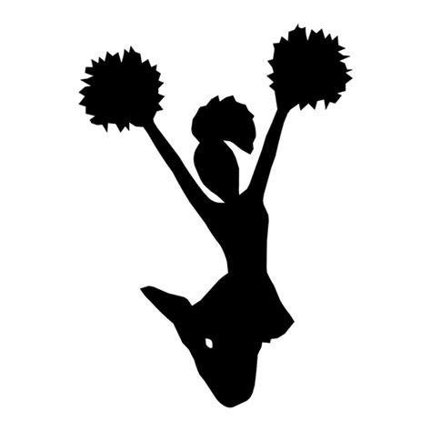 RBS - Silhouette - Cheerleader 09 : Scrappin Sports Stuff