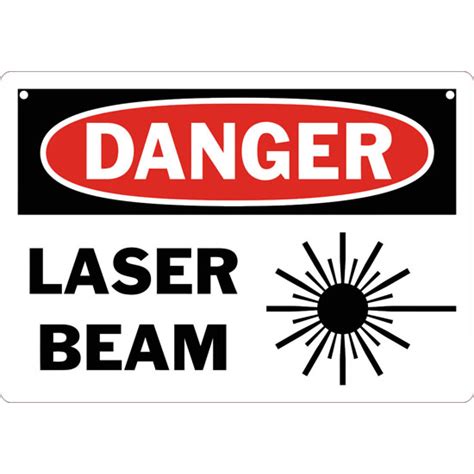 Danger Laser Beam Safety Sign