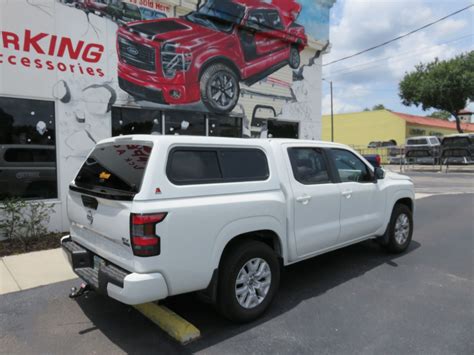 2022 white Nissan Frontier with LEER 100XR - TopperKING : TopperKING | Providing all of Tampa ...