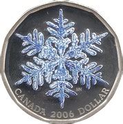 1 dollar - Élisabeth II (Flocon de neige) - Canada – Numista