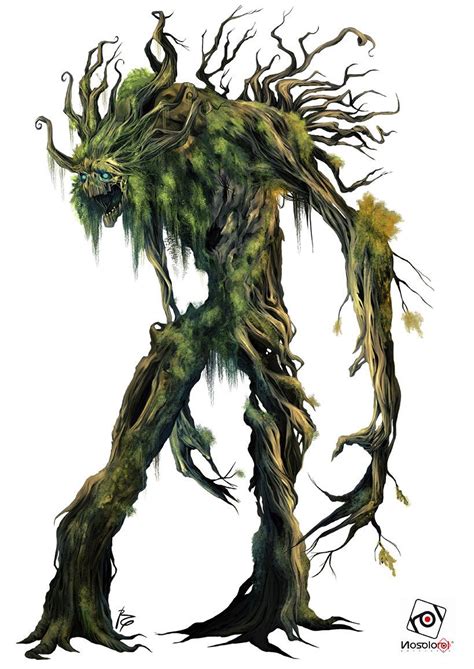 -- Share via Artstation iOS App, Artstation © 2015 | Tree monster, Creature concept art, Fantasy ...