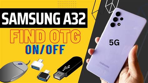 SAMSUNG A32 5g OTG/USB Setting | How to Connect OTG/USB in SAMSUNG A32 ...