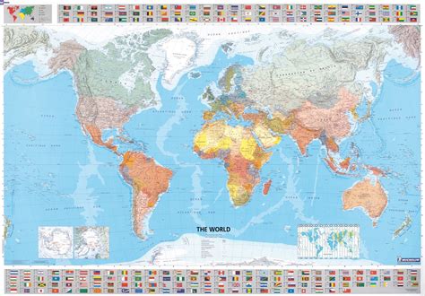 TheMapStore | Michelin- World Wall Map