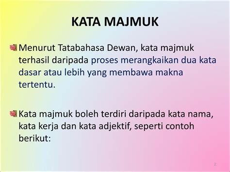 Contoh Kata Majmuk Dan Maksud - Anna Bell