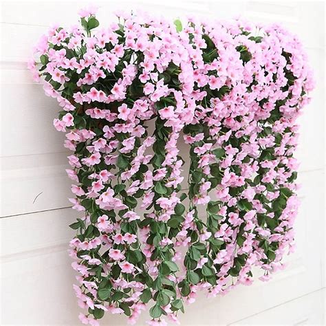 Silk Modern Style Wall Decor Flower Length 85cm/33" Width 36cm/14" 2branch Artificial Flower ...