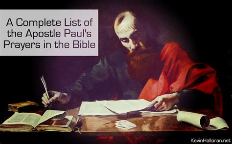 A Complete List of the Apostle Paul’s Prayers in the Bible | Anchored in Christ