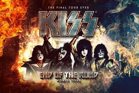 KISS 2022 Tour Dates - KISS End Of The Road Concert Schedule