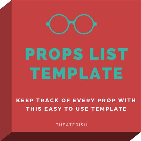 Theatre Templates — Theaterish | Templates, Teaching theatre, List template